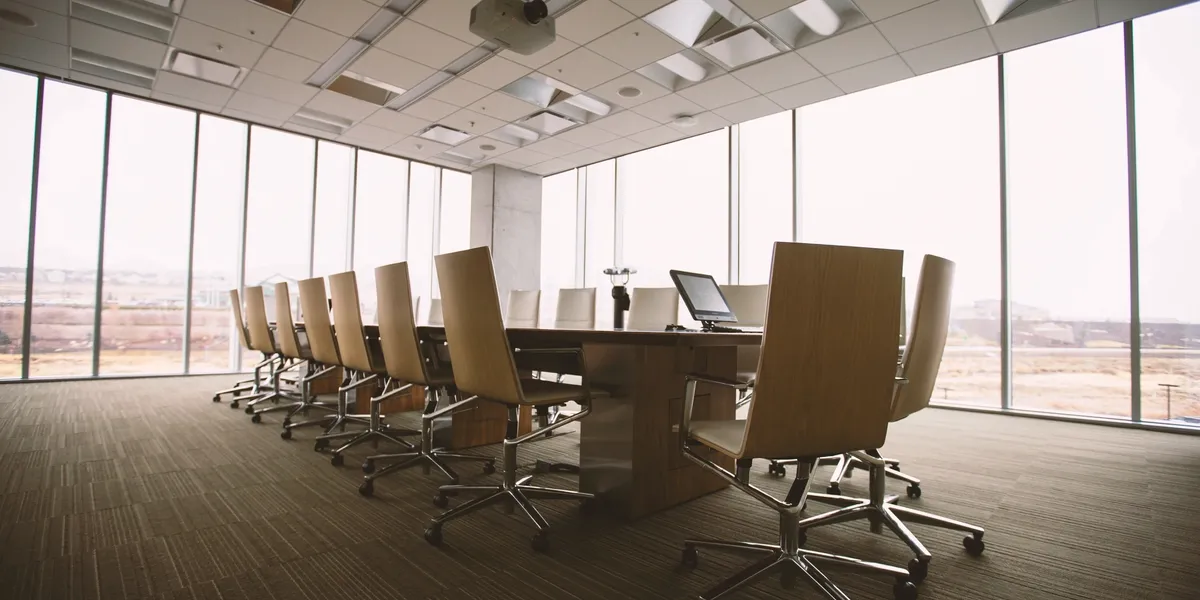 Conference room at Somitrac headquarters